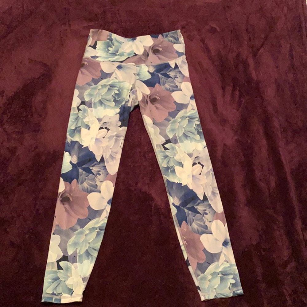 Old Navy Lavender Floral Leggings